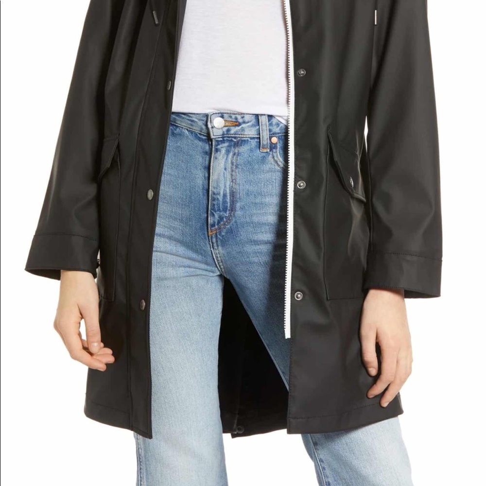 Black Women’s Raincoat Jacket